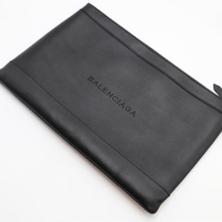 BALENCIAGA/パンチングロゴ クラッチバッグ》 Aランク 373834
