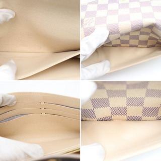 《LOUIS VUITTON/ダミエアズール ポルトフォイユ サラ》ABランク
