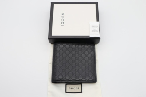 《GUCCI/マイクログッチシマ》ABランク 箱 袋 ブラック コンパクト 美品