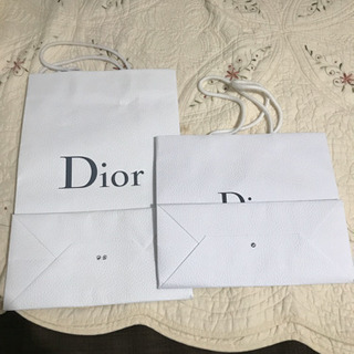 Dior 紙袋2つ