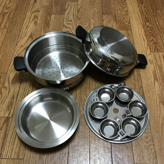 アムウェイシチュー鍋スチーマー付き