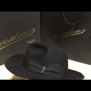 【ネット決済・配送可】Borsalino ラビットファーハット