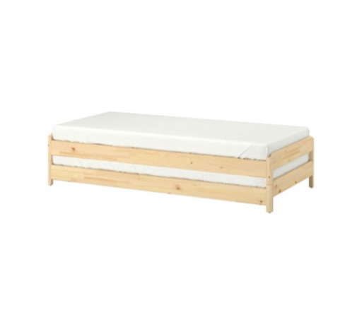 IKEAのウトーケル　ベッドと専用マットレスのセット