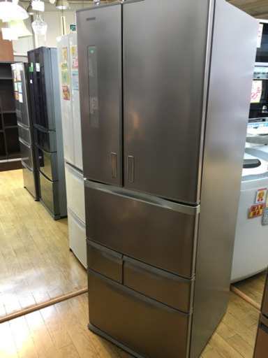人気特価激安 510Lフレンチドア冷蔵庫 TOSHIBA 2014年製 VEGETA ECO 東芝 6ドア GR-G51FX 冷蔵庫