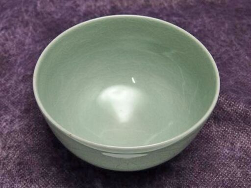 【JA】韓国人間文化財 青坡窯 李段九 高麗青磁 茶碗