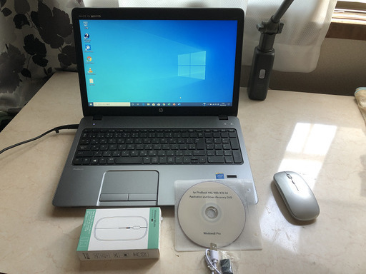 2台出品中　残り1台　中古　HP ProBook 450 G1　カメラ非搭載 　Core i5　4200M 2.50GHz 新品SSD 240GB 8GBメモリ　新品ワイヤレス・マウス付属