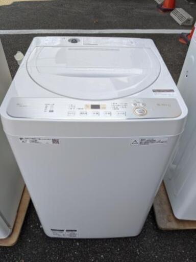 全自動洗濯機 シャープ ES-GE5C 2019年製 5.5kg 自社配送時代引き可※現金、クレジット、スマホ決済対応※