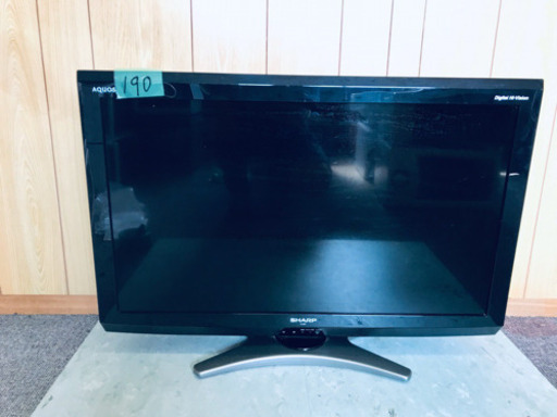 ①190番 SHARP✨液晶カラーテレビ✨LC-32E7‼️