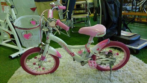 【店舗同時販売中】可愛らしい自転車　子供用自転車【店頭ご来店購入限定】