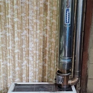 サンポット煙突ストーブ コロナ床暖用熱交換器ユニット