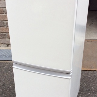 RKGRE-448】特価！シャープ/137L 2ドア冷凍冷蔵庫/SJ-14E6-KW/中古品