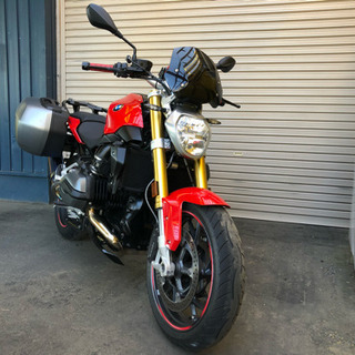 もうすぐ締め切ります  BMW R1200R  サイドパニア付き 美品！