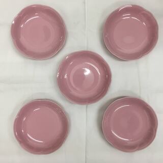 桃　ピンク小皿　5枚セット