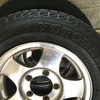 程度良好！　スズキ　ジムニー用スタッドレス　アルミ4本セット！！
