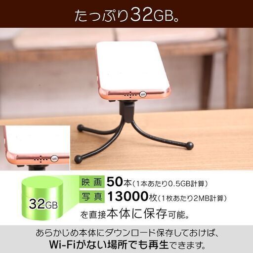 モバイルプロジェクター Android 7.1内蔵 32GB カベーニ KABENI