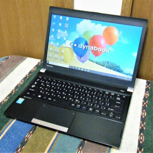 13.3型液晶/重さ1.4kg♬/高性能第四世代Core i5/光速☆彡SSD256GB♪/メモリ8GB/Microsoft Office 2016✎/SDカードスロット♪/USB3.0♪/HDMI/Bluetooth® /すぐ繋がるWi-Fi/すぐ使えるWindows10/点検整備清掃済み/dynabook R734/M