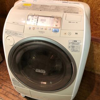 管理KRS237】HITACHI 2010年 BD-V2200R 9.0kg / 6.0kg ドラム式洗濯乾燥機