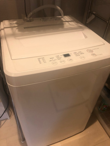 【中古】極美品2016年製 無印良品 4.5kg 全自動洗濯機 縦型 AQW-MJ45