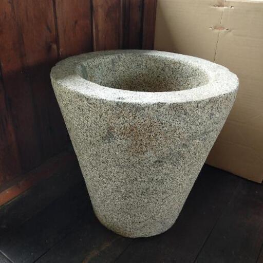 ☆中古 石臼 石うす 超重量 引き取り限定☆ 石臼(石うす)、中古品 希少
