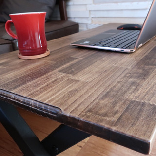 クロスレッグ Aタイプ アイアン風 北欧 デザイン リビング ローテーブル