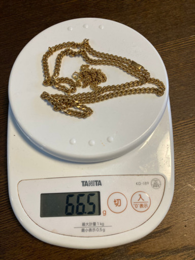 18金ネックレス　66.6g