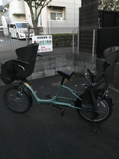 グレイ系上品な bikke2 ブリヂストン 非電動 親子自転車 自転車本体 