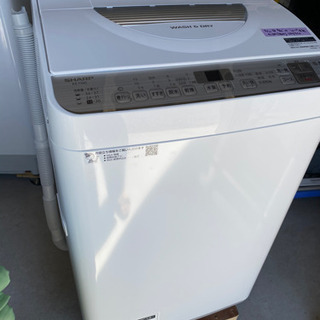 2019年製‼️SHARP タテ型洗濯乾燥機　5.5Kg/3.5...