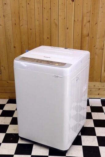 配達込み　全自動洗濯機　Panasonic　NA-F50B10 2017年製　5.0kg　ホワイト　単身　ビッグフィルター　住まい