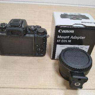 キャノン　Canon EOSM5 M-EF変換＋EFレンズセット EOSM5 efレンズ変換アダプターセット