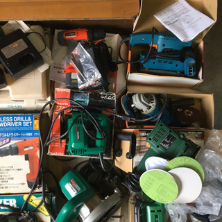 大量 電動工具 まとめ ドリル グラインダ サンダー ジグソー など