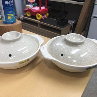 日本製 GINPO 未使用 土鍋 直径18㎝ 1〜2人用 鍋 銀峯陶器