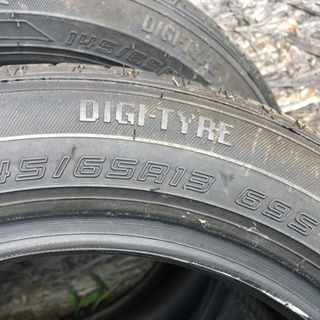 バリ山2本！　ダンロップ  145/65R13  