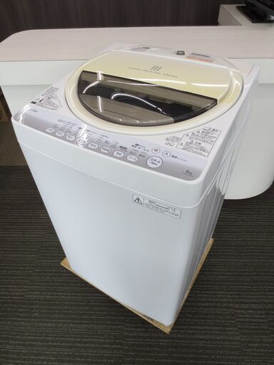 ■東芝　洗濯機　6ｋ　AW-60GM(W)