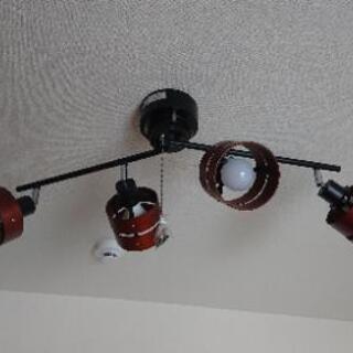 【ネット決済】シーリングライト LED対応 スポットライト 4灯 

