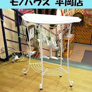 姫系家具 コンソールテーブル 幅75×奥行40×高さ84cm 猫...