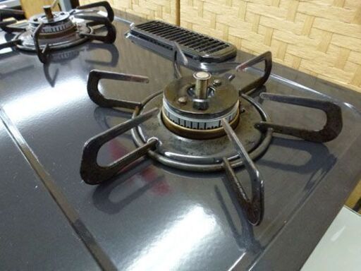 パロマ LPガス ガスコンロ ガステーブル 左強火 幅59cm 16年製 Paloma