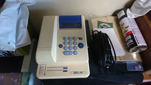 値下げ 動作確認済 Max マックス 電子チェックライター Ec 500 日本製 チェックライター 小切手 印字 中古 めるかり 大垣の家電の中古あげます 譲ります ジモティーで不用品の処分