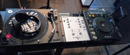 DJフルセット ターンテーブル、ミキサー、CDJ、スピーカー、ヘッドフォン、その他