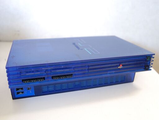 レア色! PS2本体 オーシャンブルー SCPH-37000 コントローラー×１ 電源コード AVケーブル付き SONY プレステ２☆ PayPay(ペイペイ)決済可能 ☆ 札幌市 清田区 平岡 レア色! PS2本体 オーシャンブルー SCPH-37000 コントローラー×1 電源
