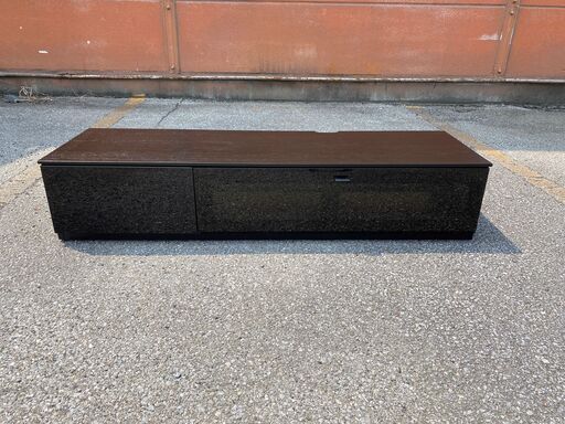 テレビボード テレビ台 ロータイプ 黒 展示品 中古品