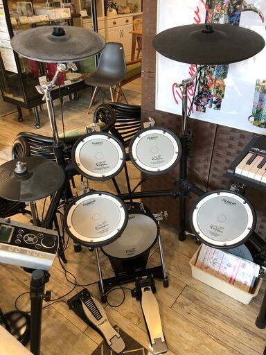 中古　Roland　電子ドラム　TD-9K2　バズドラ仕様変更（KD-120欠品有）