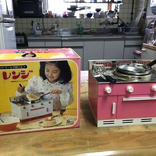 【未使用】アサヒ玩具　ママレンジ　ホットケーキ　自動安全スイッチ...