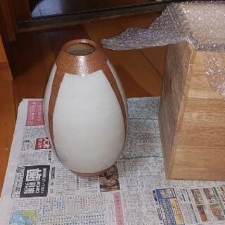 添田和信窯　花瓶　30cm