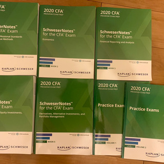 CFA Level 1 Kaplan Schweser Notes: Books , Practice Exam