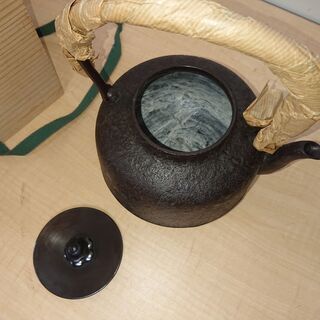 釜師 菊池政光 作 茶道具　茶釜?急須?鉄瓶？