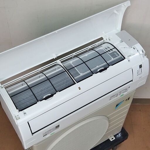 【取引完了】【取付工事費込み】DAIKIN【AN22WES-W】ダイキン ストリーマ空気清浄 ヒートブースト制御  2019年製 中古品