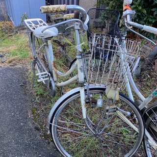 自転車　ママチャリ　2台　無料