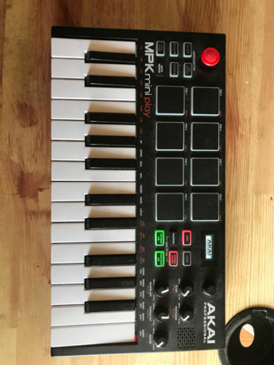 【値下げ】AKAI MPK mini play +iPhone接続アダプタ