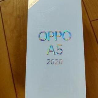 値下げ　スマホ　OPPO A5 2020 ブルー　未開封新品　A...