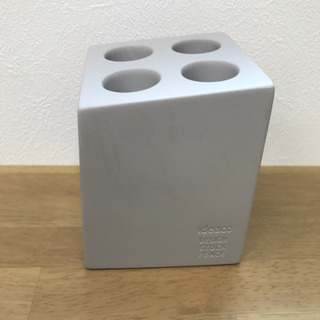 【未使用】傘立て　ideaco mini cube グレー　1